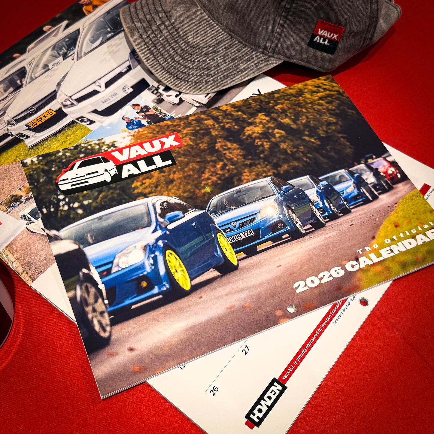 2026 Official VauxALL Wall Calendar - FREE DELIVERY