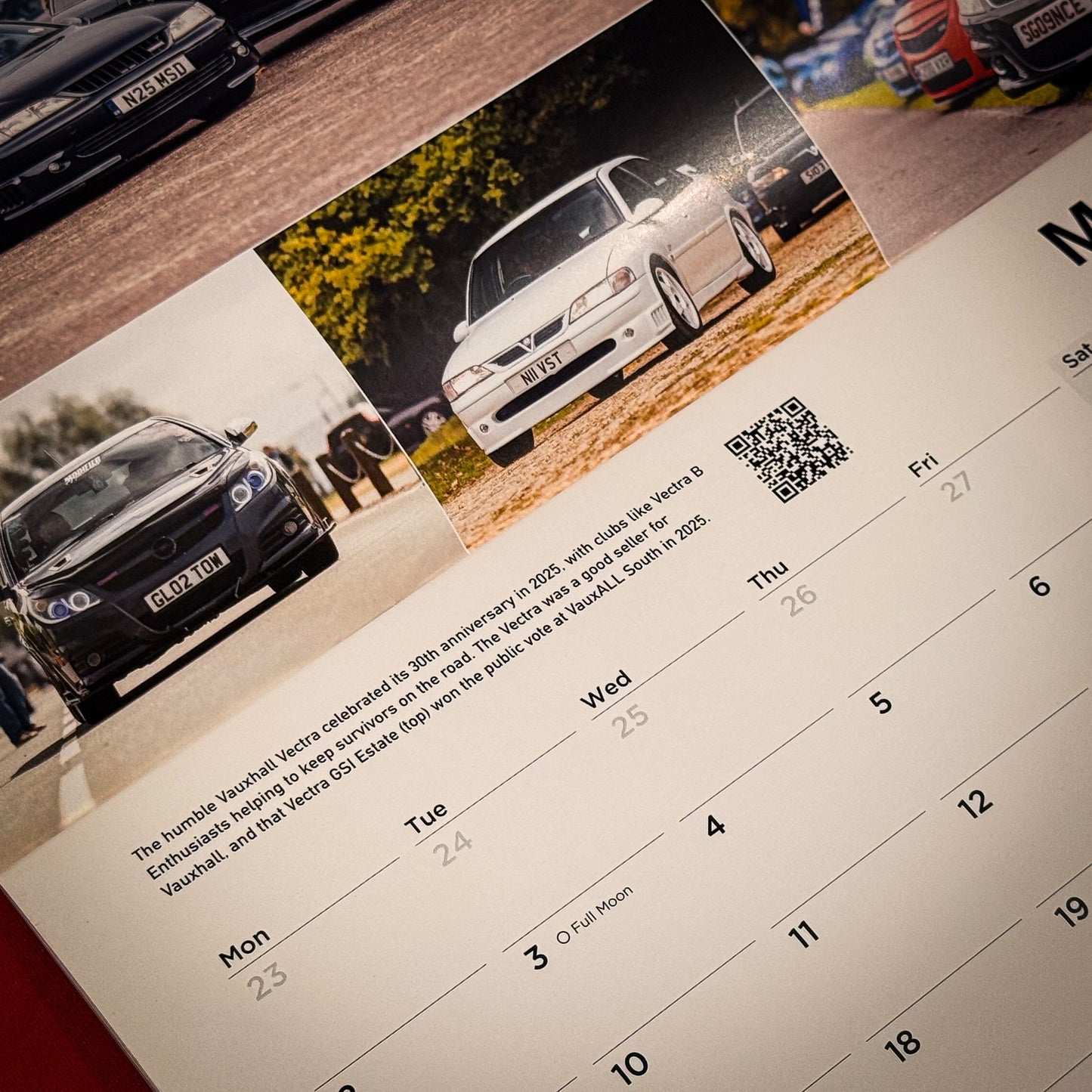 2026 Official VauxALL Wall Calendar - FREE DELIVERY