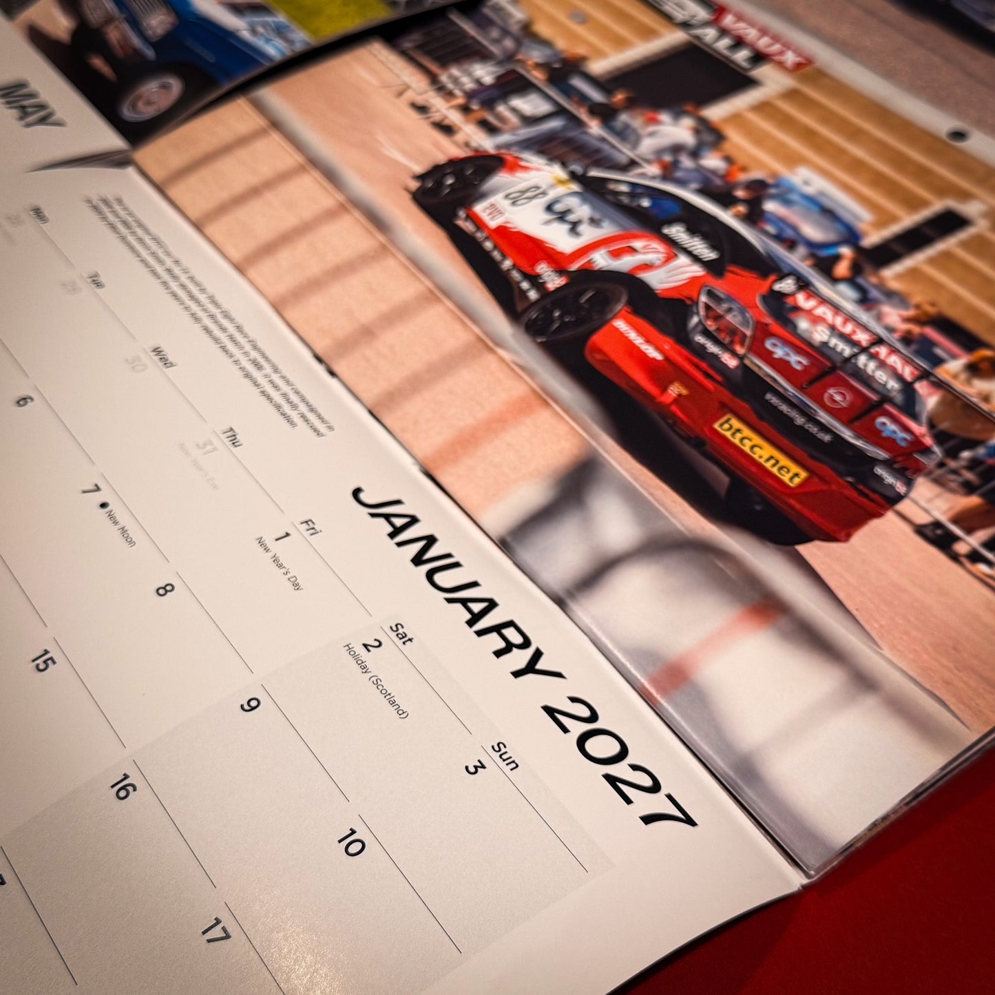 2026 Official VauxALL Wall Calendar - FREE DELIVERY