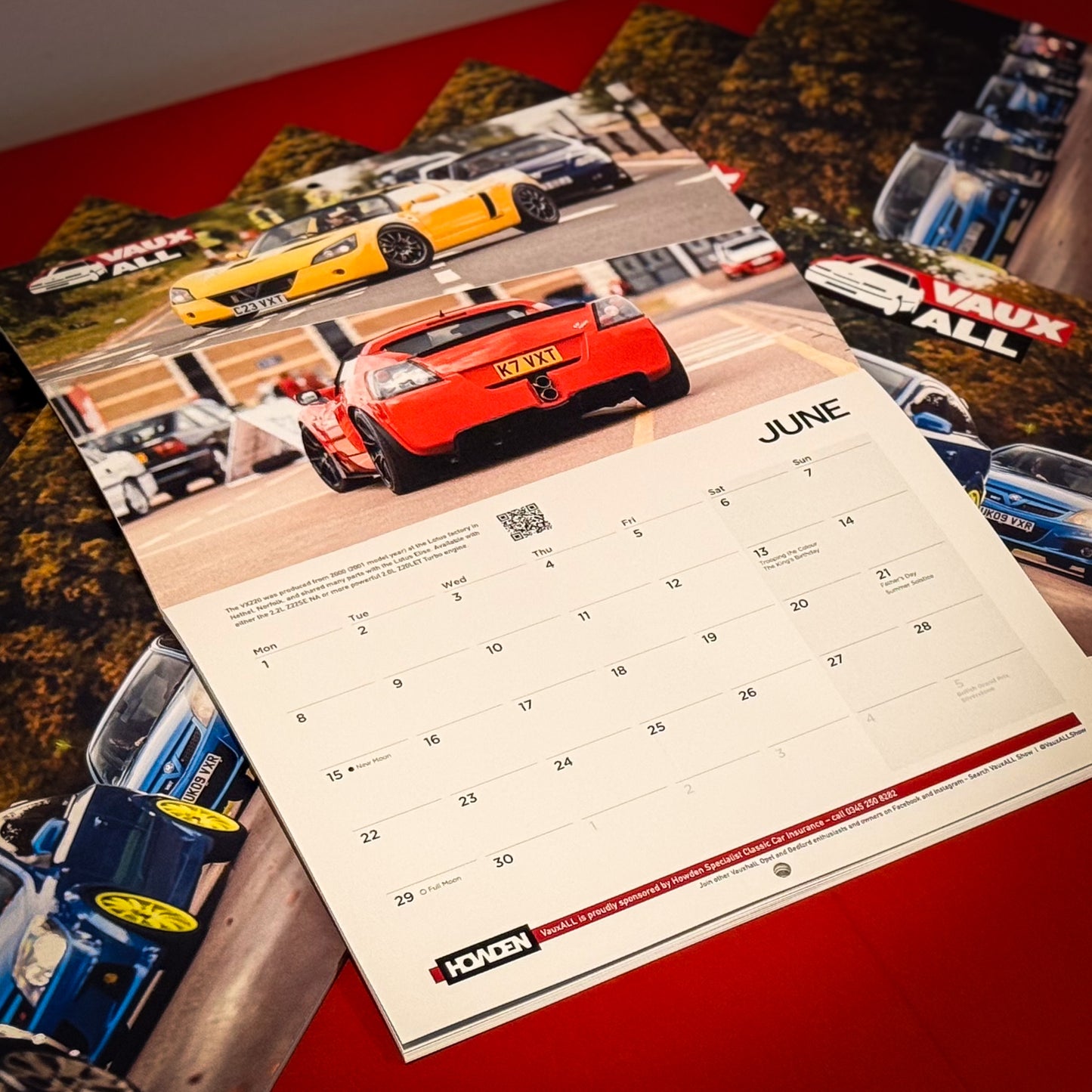 2026 Official VauxALL Wall Calendar - FREE DELIVERY