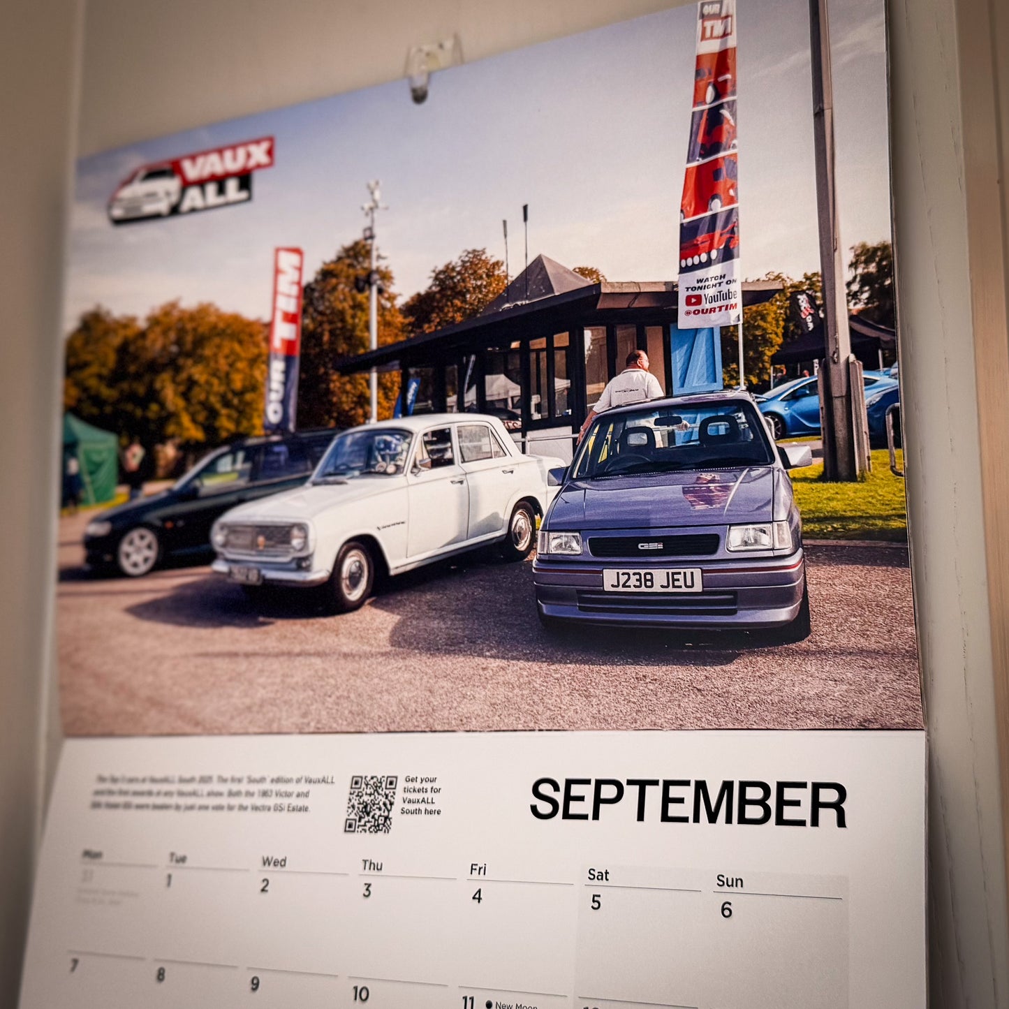 2026 Official VauxALL Wall Calendar - FREE DELIVERY